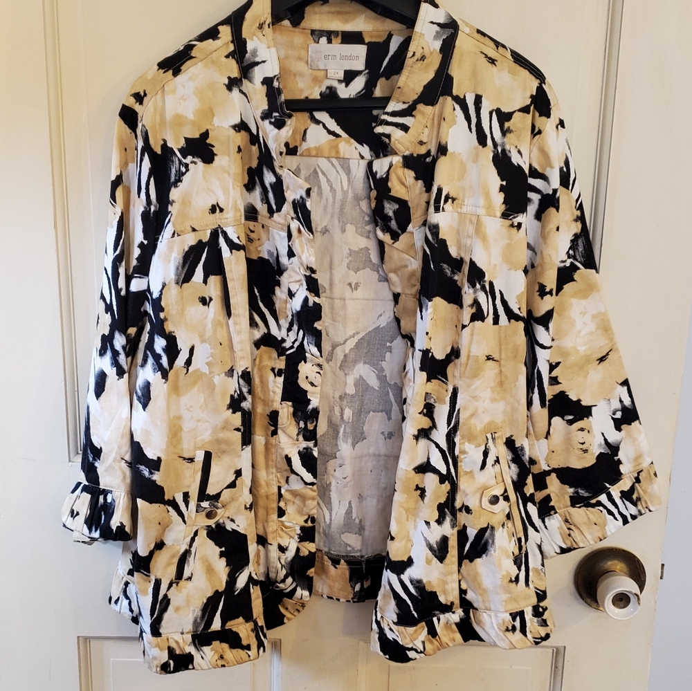 Erin London open jacket